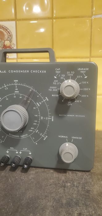 Heathkit Condenser Checker Model Daystrom Type C3 Nr 23, impecabil