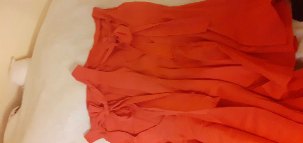 Нови Рокли майка и дъщеря-лен и вискоза