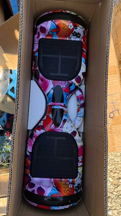 Hoverboard 6,5 inch Grafitty, cu Bluetooth, cu maner