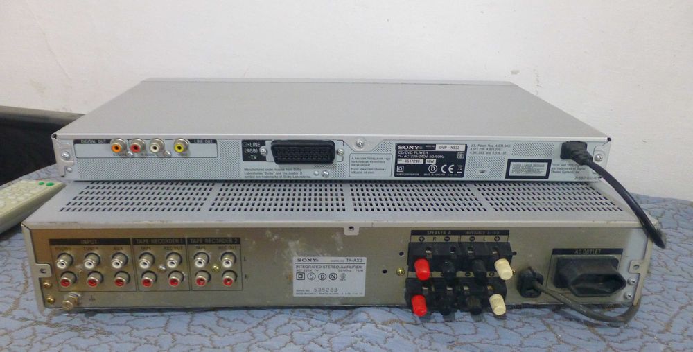 Amplificator si DVD Sony cu telecomanda