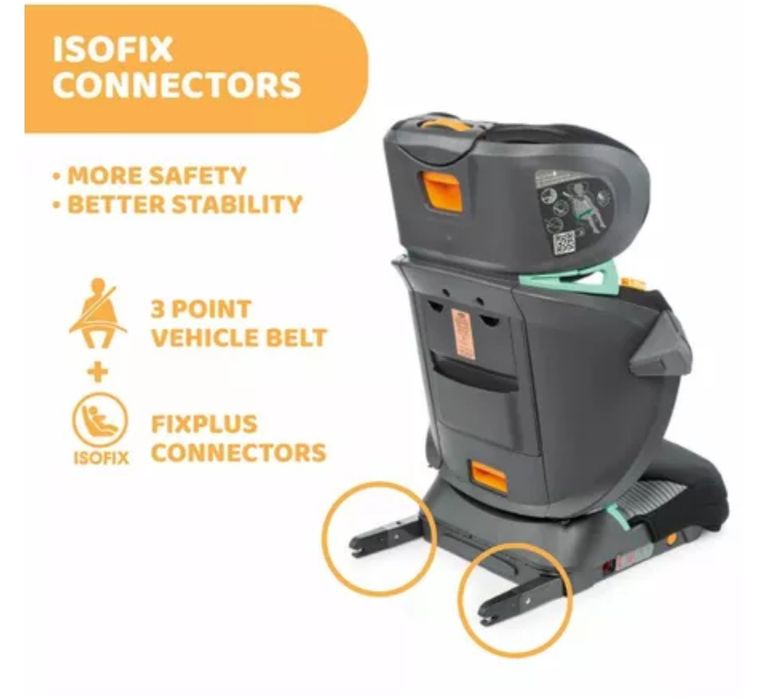 Scaun auto i-Size Fold & Go Air i-Size, 100-150 cm, Ombra, Chicco