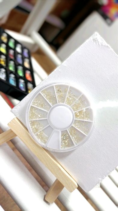 Блёсочки, паетки, бисер, клей для слайма