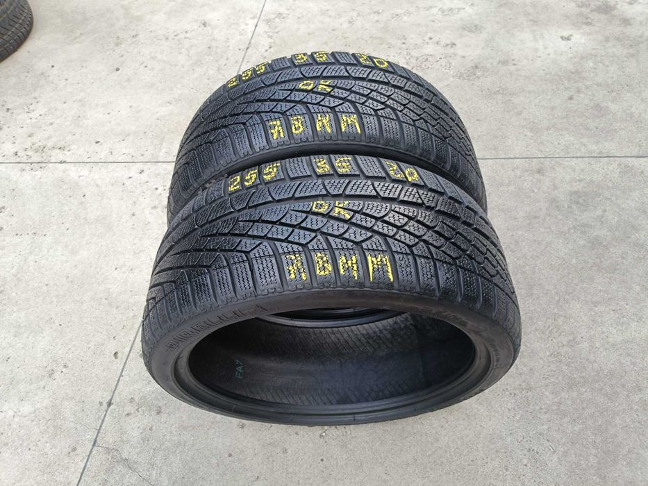 Doua anvelope iarna 255 35 20 pirelli sottozero 2 profil de 7,8 mm