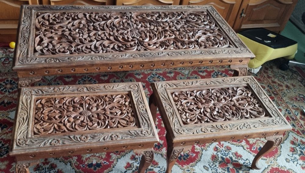 Set 3 mese lemn masiv