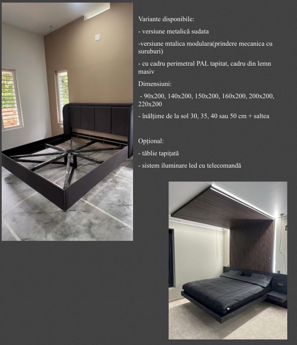 Pat plutitor/ suspendat structura metalica