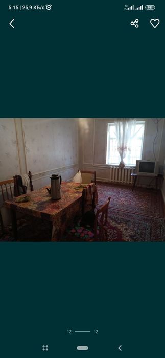 Уй сотилади (ховли) Карши шахри марказида, икки этажли. Пишган гиштдан