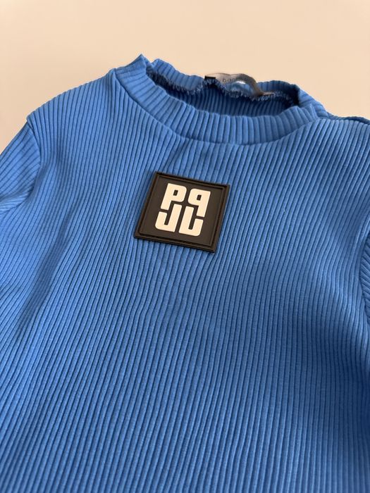 Синя рипсена блуза Pause като нова