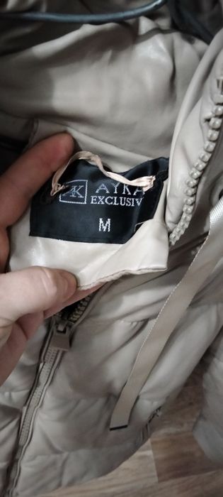 Куртка зимняя кожзам