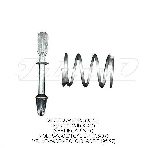Ремонтен комплект за патрон (ключалка) за VW -AUDI -SEAT -SKODA