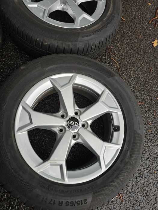 Jante originale Audi Q3 r17 cu cauciucuri de iarna