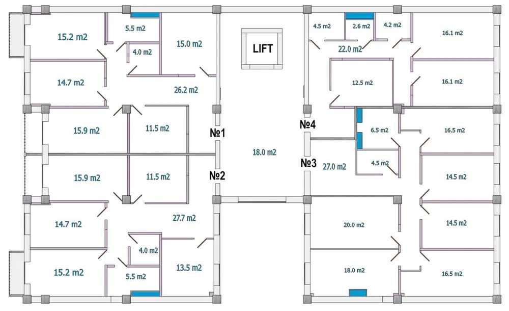 [KБ] Целый этаж в бизнес-здании — 450 м² в Яккасарайском районе