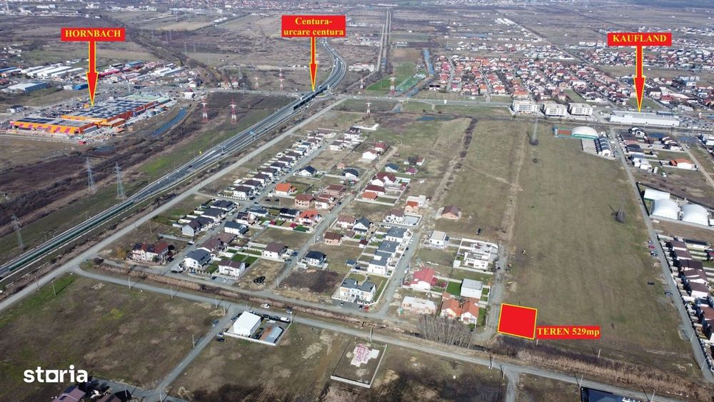 529mp - Teren Mosnita - langa Kaufland - toate utilitatile