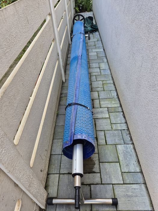Prelata piscina 8.35x3.45m, derulator inclus