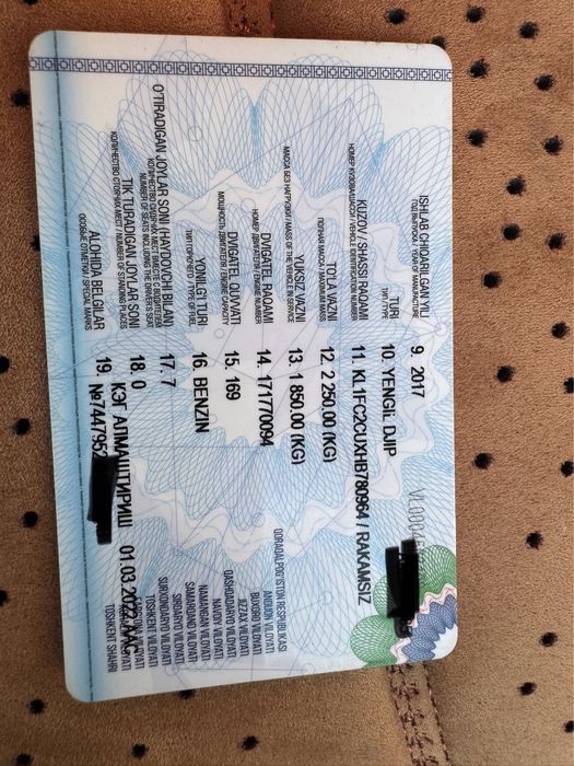 Captiva 4 2,4L 2017yil