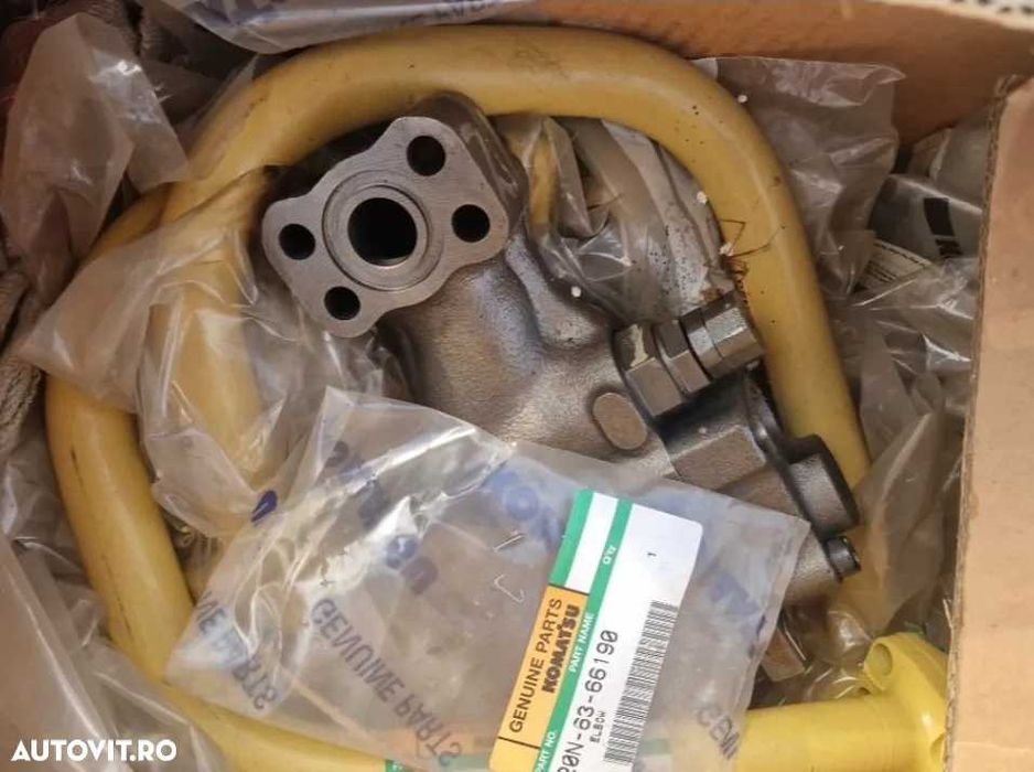 Ansamblu Hidraulic COMPLET Original KOMATSU 20N-63-66190 – NOU (Conducta + Corp Flansa)