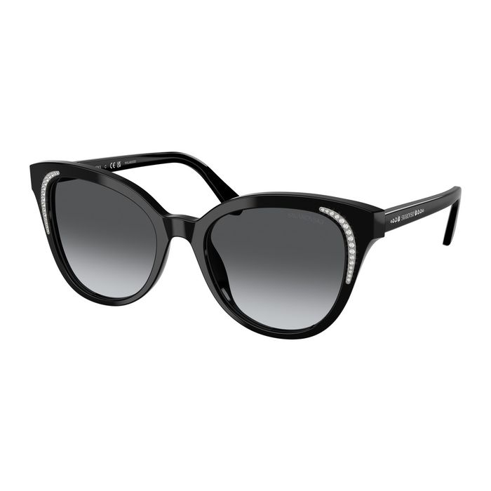 Swarovski SK6031 1001T3 Black - Women's Sunglasses 53mm