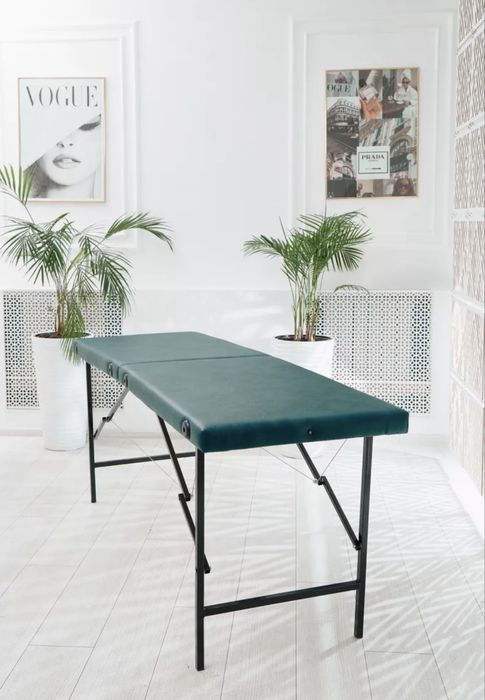 Кушетка изумрудная бу