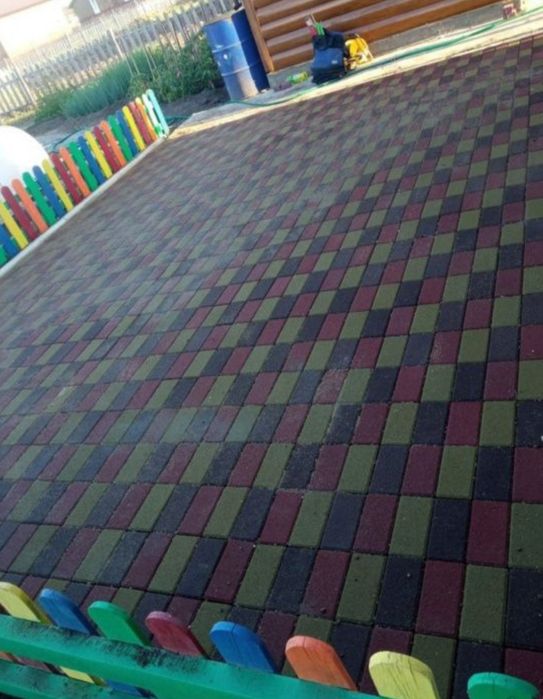 Укладка брусчатки