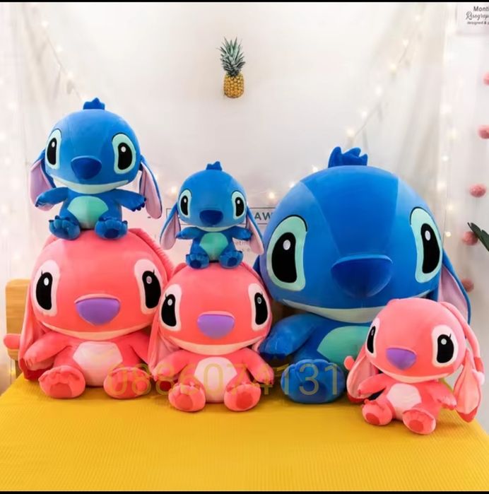 Голяма плюшена играчка Стич, Лило и Стич Плюшени играчки 20/100см