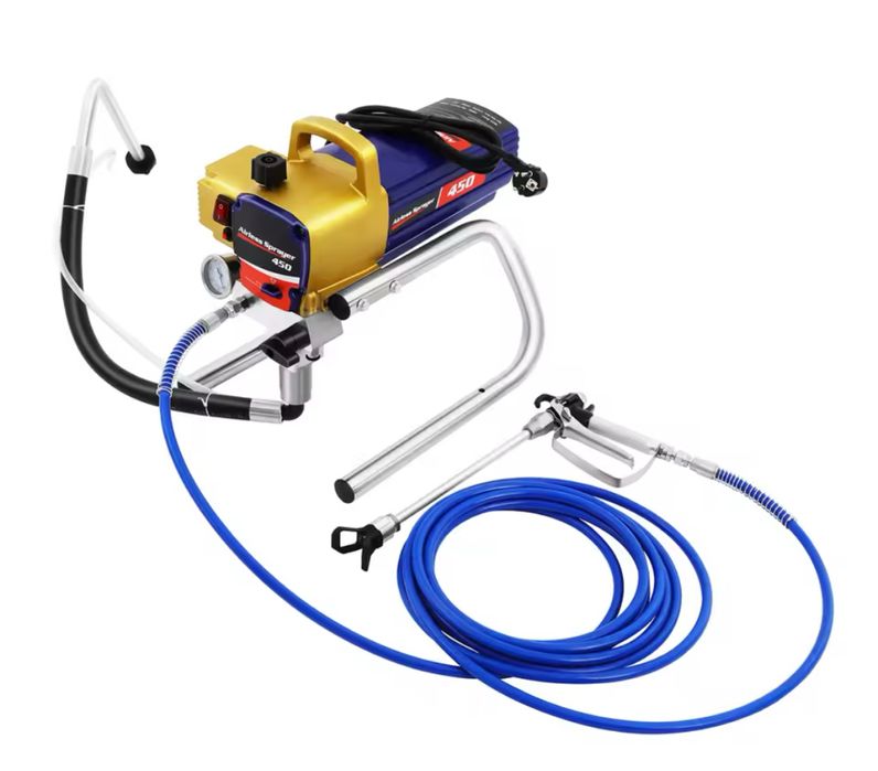 Професионална машина за безвъздушно боядисване 1500 W/2,2 л. модел 450