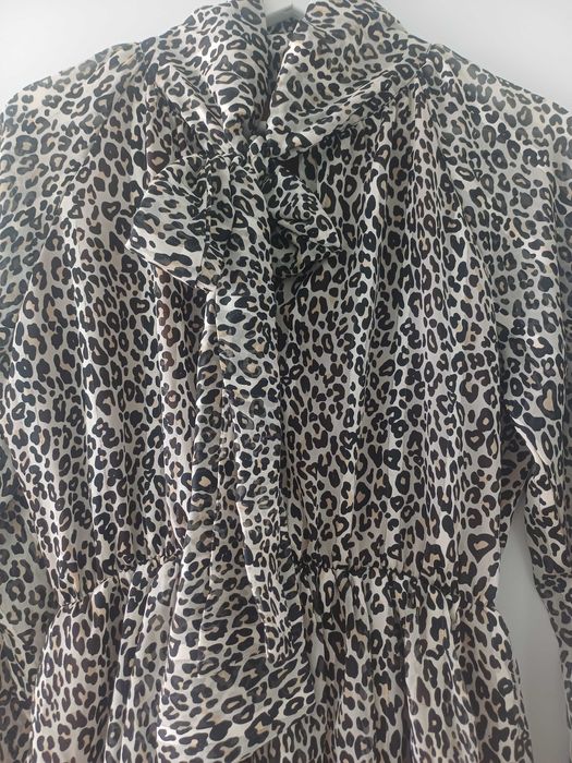 Рокля с леопардова шарка