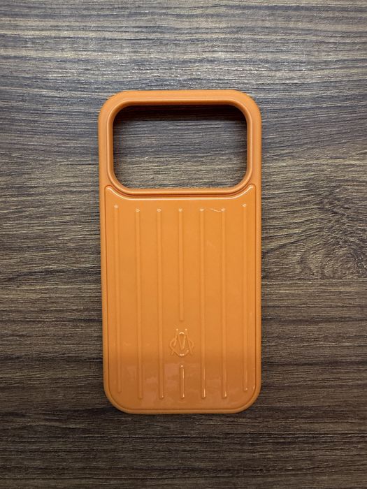 Rimowa iPhone 17 Pro Aluminum Case Husa Cosmic Orange Porticaliu