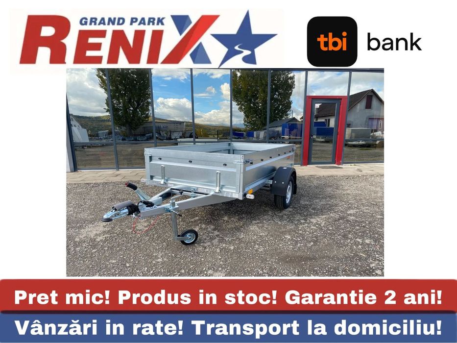 Neptun Remorca PRO 236/129/45 cu sistem de franare 750 kg Remorca cu sistem de franare 750kg 1 AXA