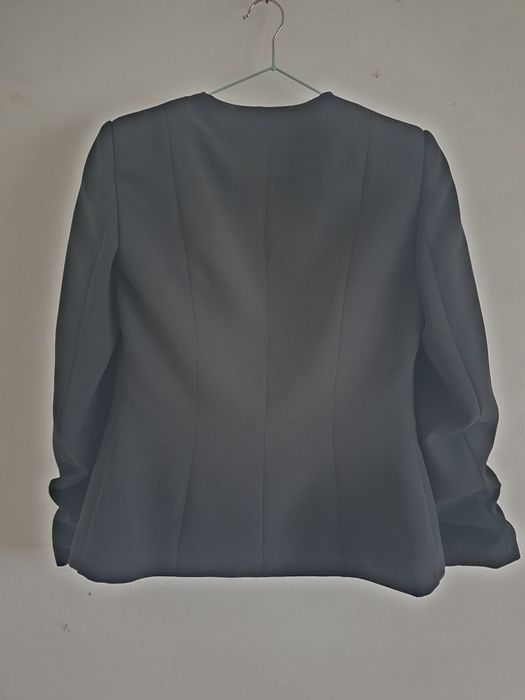 Sacou negru cambrat