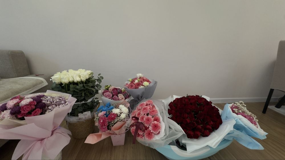 Букет цветов свежие