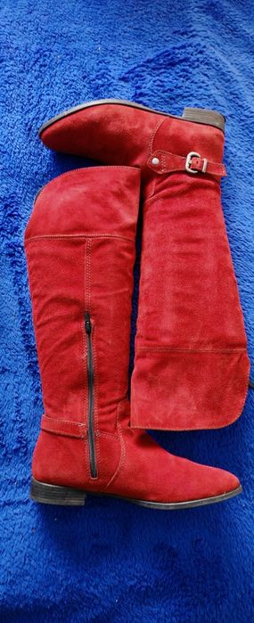 Cizme de piele naturala, intoarsa,39