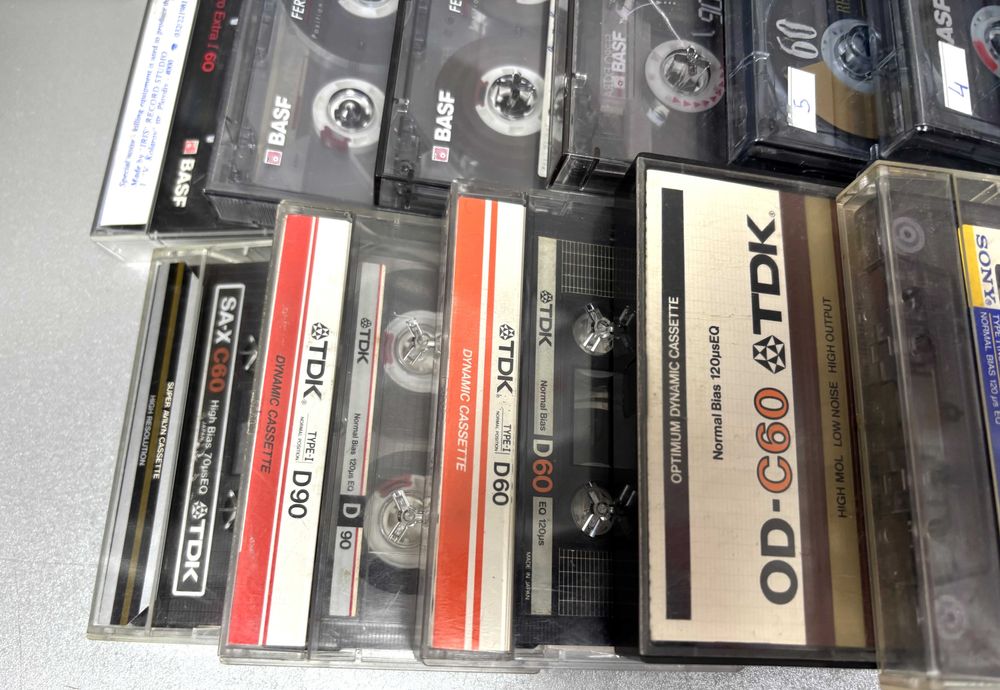 Аудио Касети BASF, SONY, TDK, FUJI, AGFA и др. /40 броя за 79,00 лв./