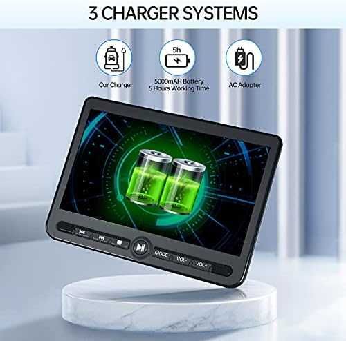 Нова Arafuna 10,5-инчов DVD плейър за кола с 2 независими екрана...

.