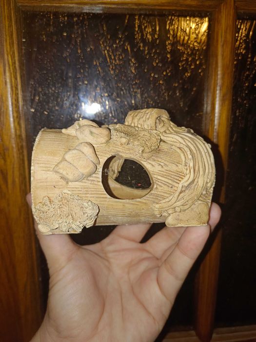 Декор трубка в аквариум