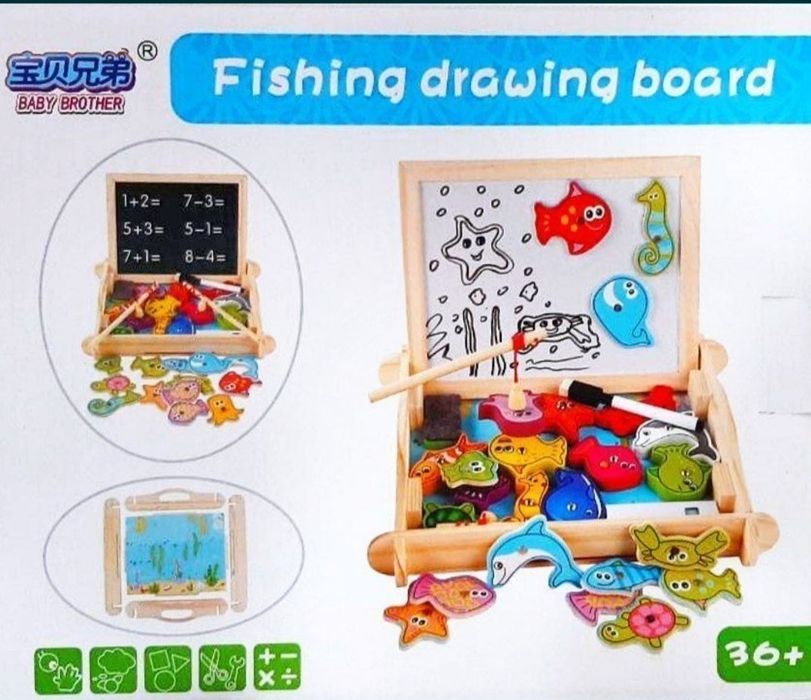 Доска для рисования рыбки магнитные