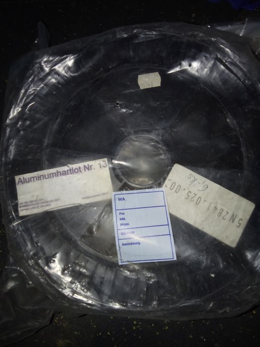 Sarma sudura aluminiu, sudura cu aluminiu