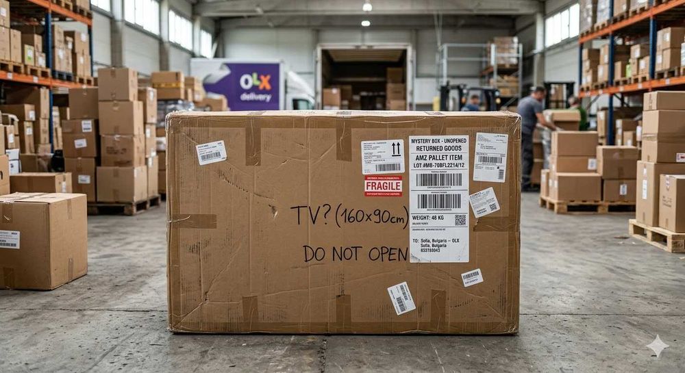 70'' Телевизор в кашон  – нов и почти нов