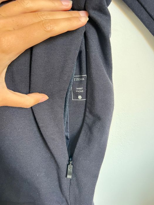 Jacheta zegna cu zip