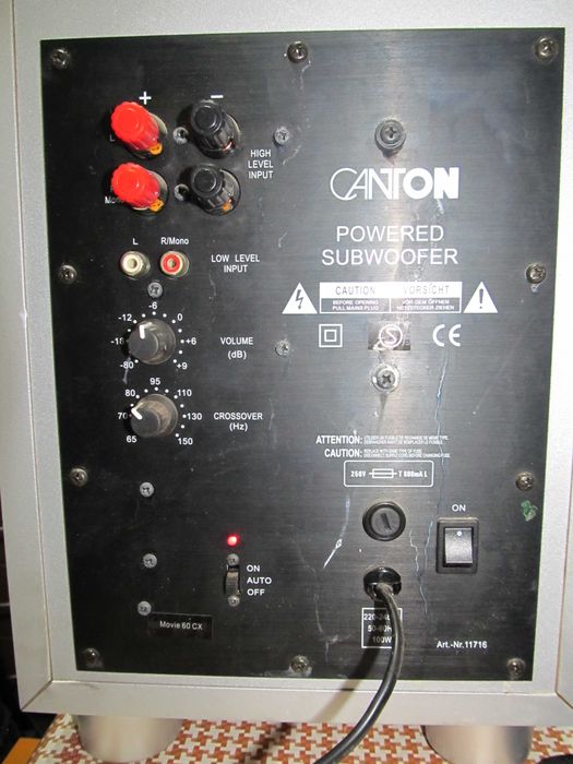 Canton AS 60 CX активен субуфер  буфер