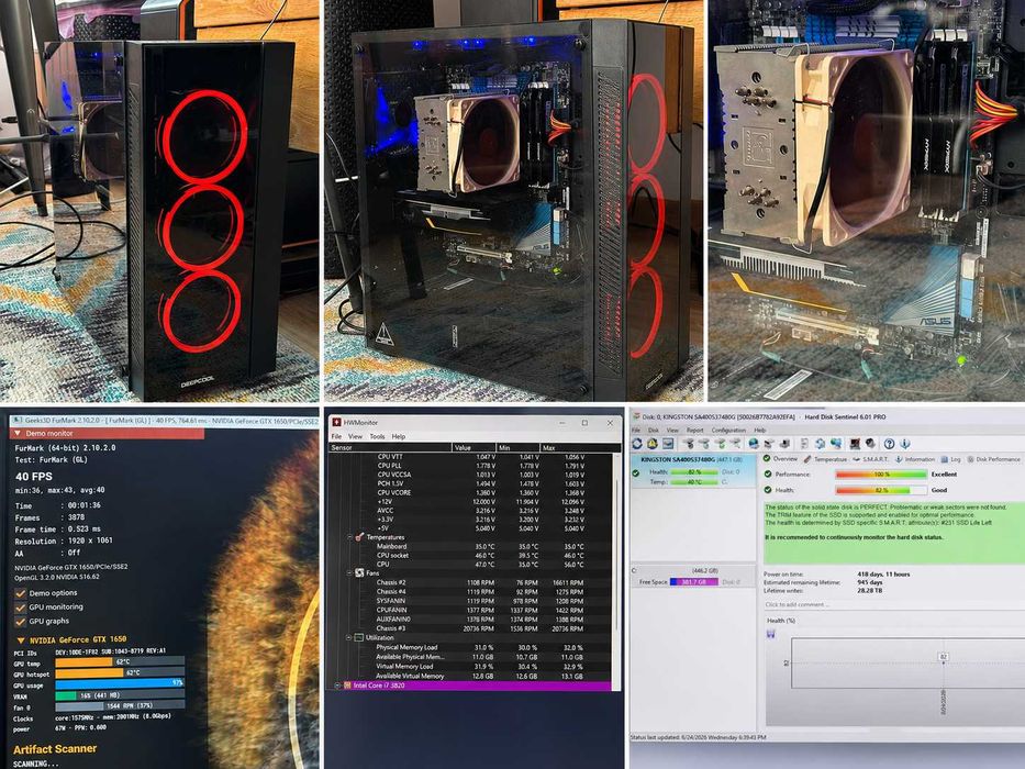 PC Gaming / Workstation | i7-3820 | GTX 1650 4GB | 16GB RAM | SSD 480GB | Noctua