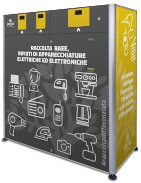 Aparat colectarea deseuri RAEE reverse vending masine