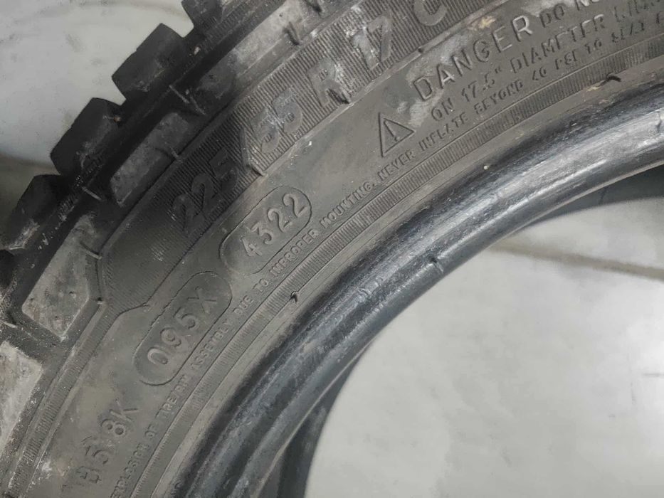 2бр.всесезонни гуми 225/55/17C Michelin