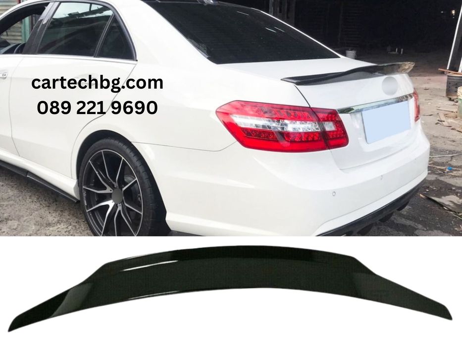 PSM Спойлер Багажник Mercedes-Benz W212 E-Class – Черен Гланц НАЛИЧНИ!!