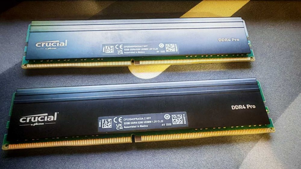 Рам памет Crucial Pro 64GB (2x32GB) DDR4 RAM 3200MHz