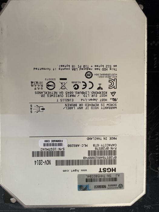 Продаются Жесткие Диски WD, Toshiba, HP, Intel SATA/SAS,  NVME, SSD