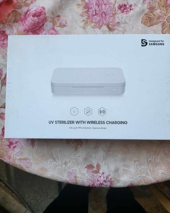 UV стерилизатор samsung + безжично зареждане
