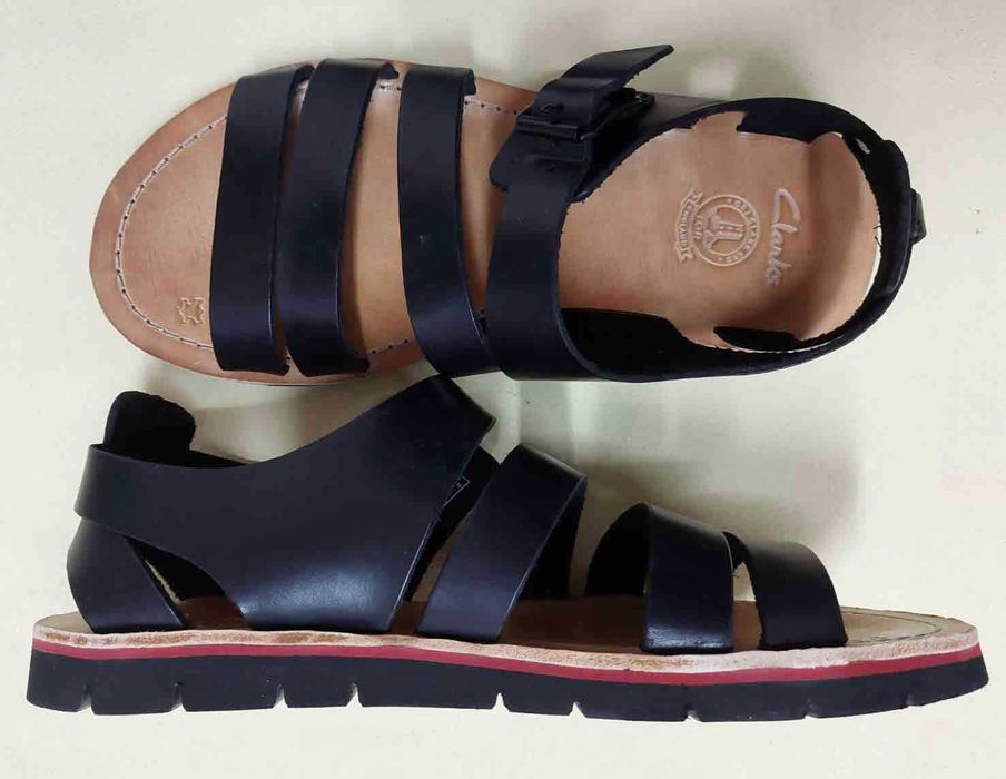 "Кларк" № 42 и 41 , кожа,набук, 4 модела спортно елегантни,сандали.