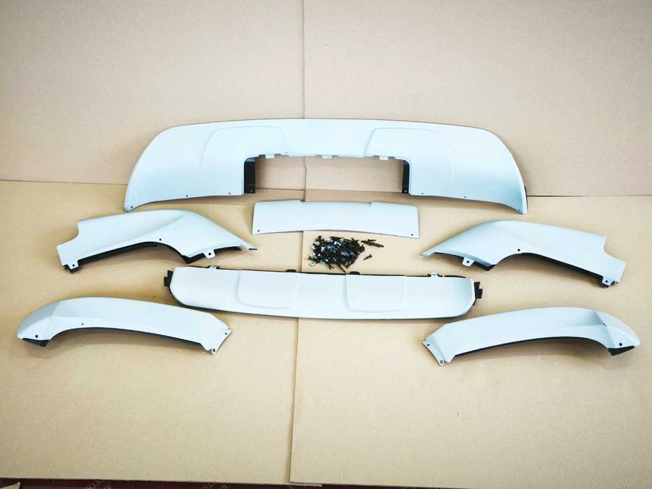 Преден + заден спойлер за броня BMW X5 E70 Аеро пакет - Aero Kit