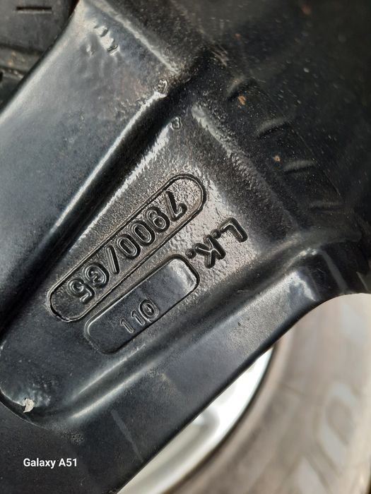 Ляти джанти с гуми 5×110,17цола