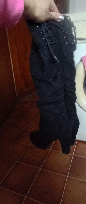 Страхотен модел велурени ботуши