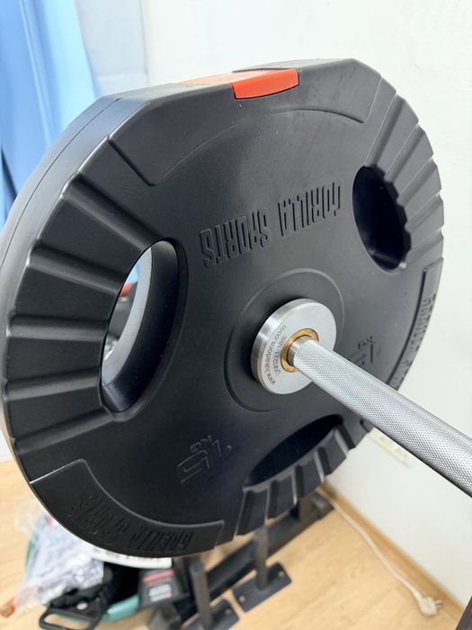 Bara olimpica, 50/51 mm, dreapta, 10 kg, 170 cm. noua+ discuri 2x10 kg